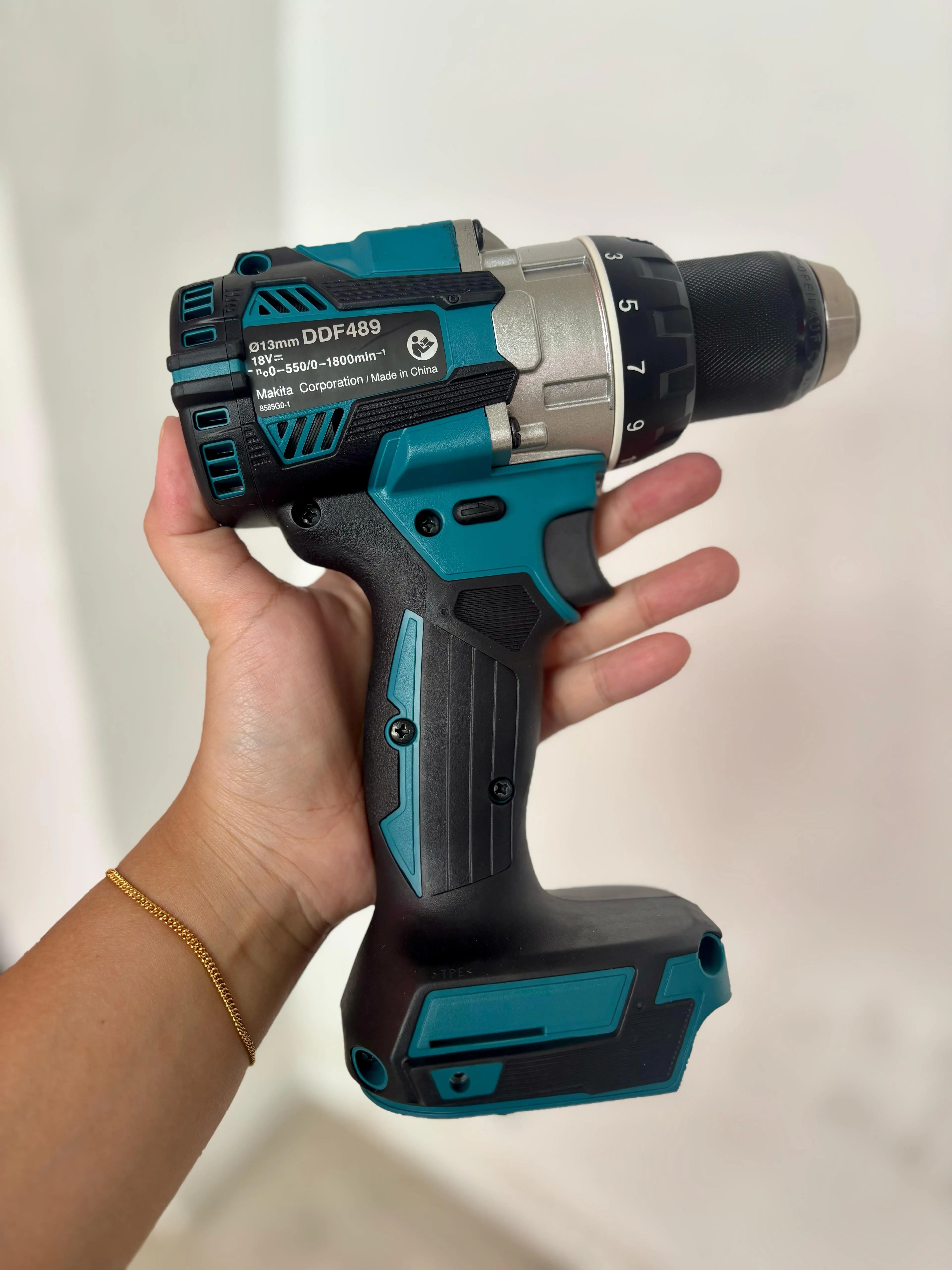 Makita DC 13mm Driver Drill DDF489Z (18V.Bare Unit. BL. Keyless) | Model: M-DDF489Z