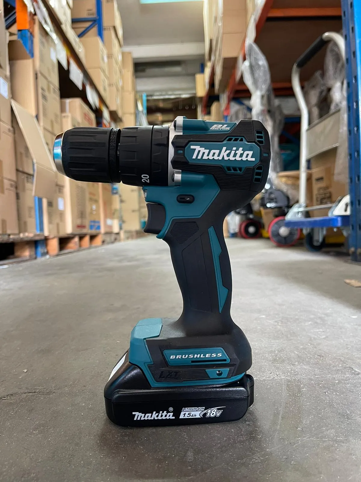 Makita (DTD157 DHP487) 18v 1.5ah Cordless Combo Kit (Free Makita Bag!) | Model : M-DLX2414YX7