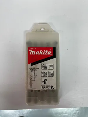 Makita Masonry Drill Bit Assortment (5Pc) 5.6.7.8.10Mm (D-20719) | Model : M*D-20719