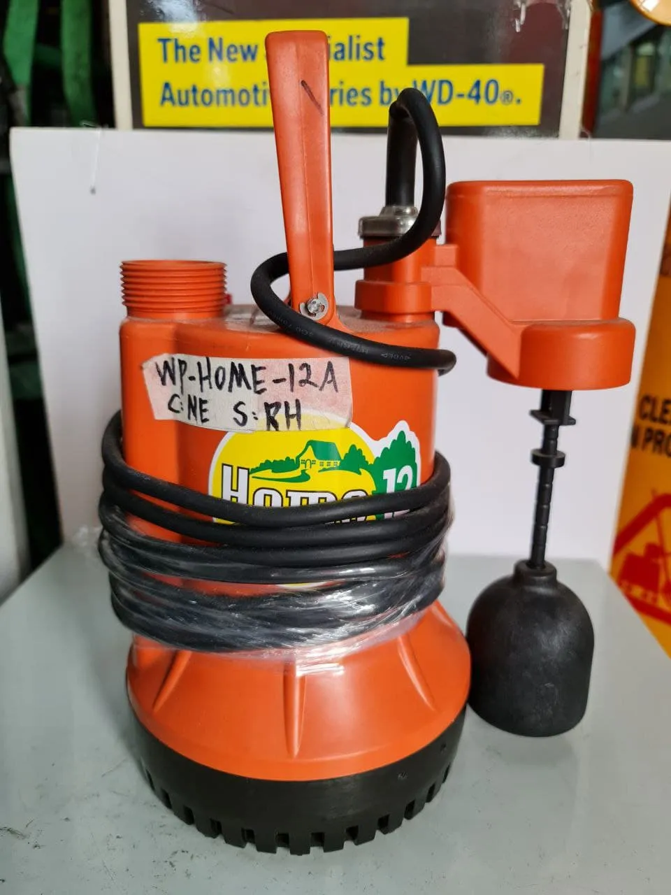Mepcato 1 120W 130L/min Plastic Submersible Pump with Adjustable Float Switch (Auto) | Model : WP-HOME-12A