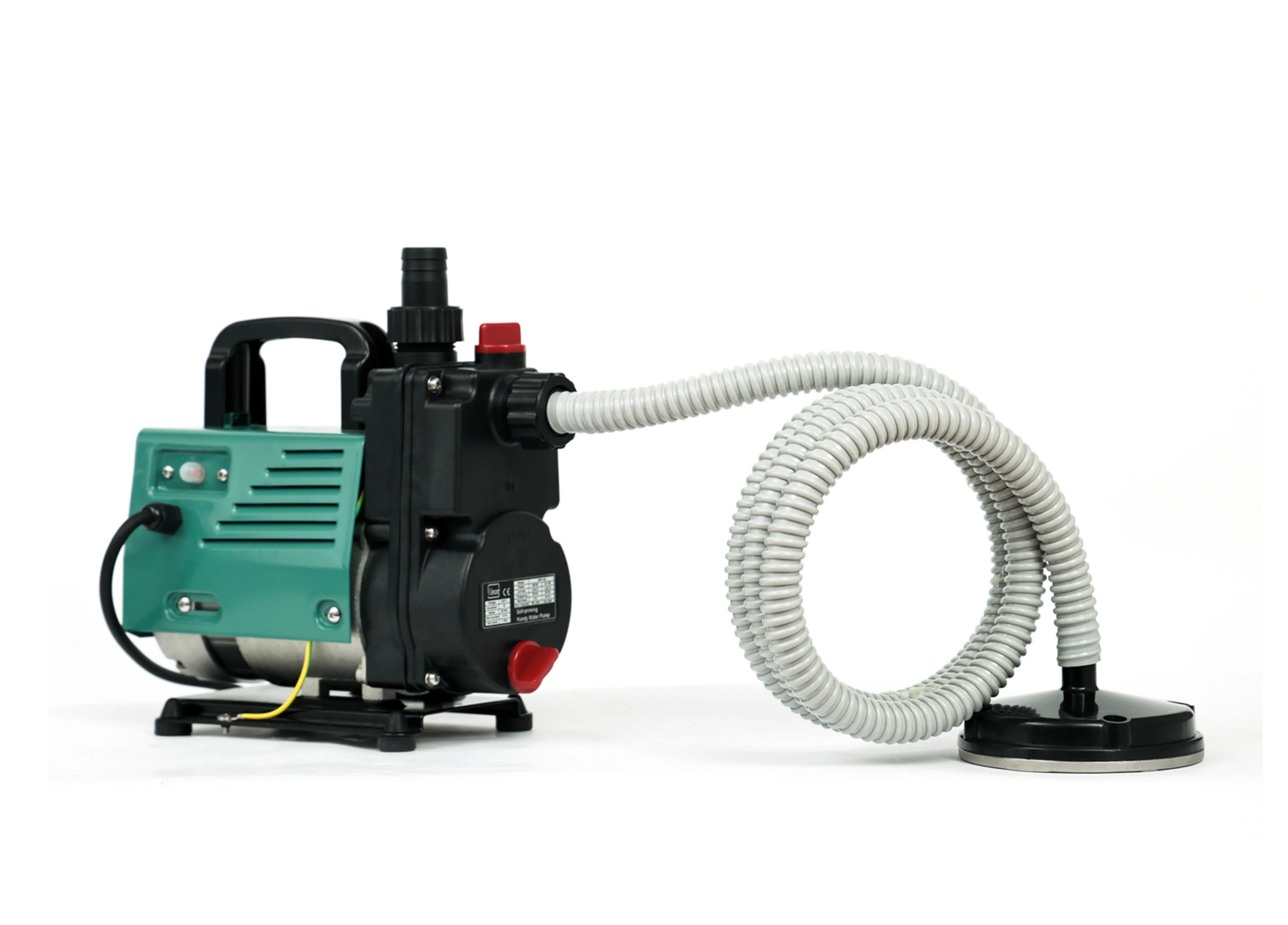 Mepcato 1 HPP-100 Portable Self Priming Low Level Residue Dewatering Drainage Water Pump (till 1mm) 135W 220V | Model : WP-HPP-100