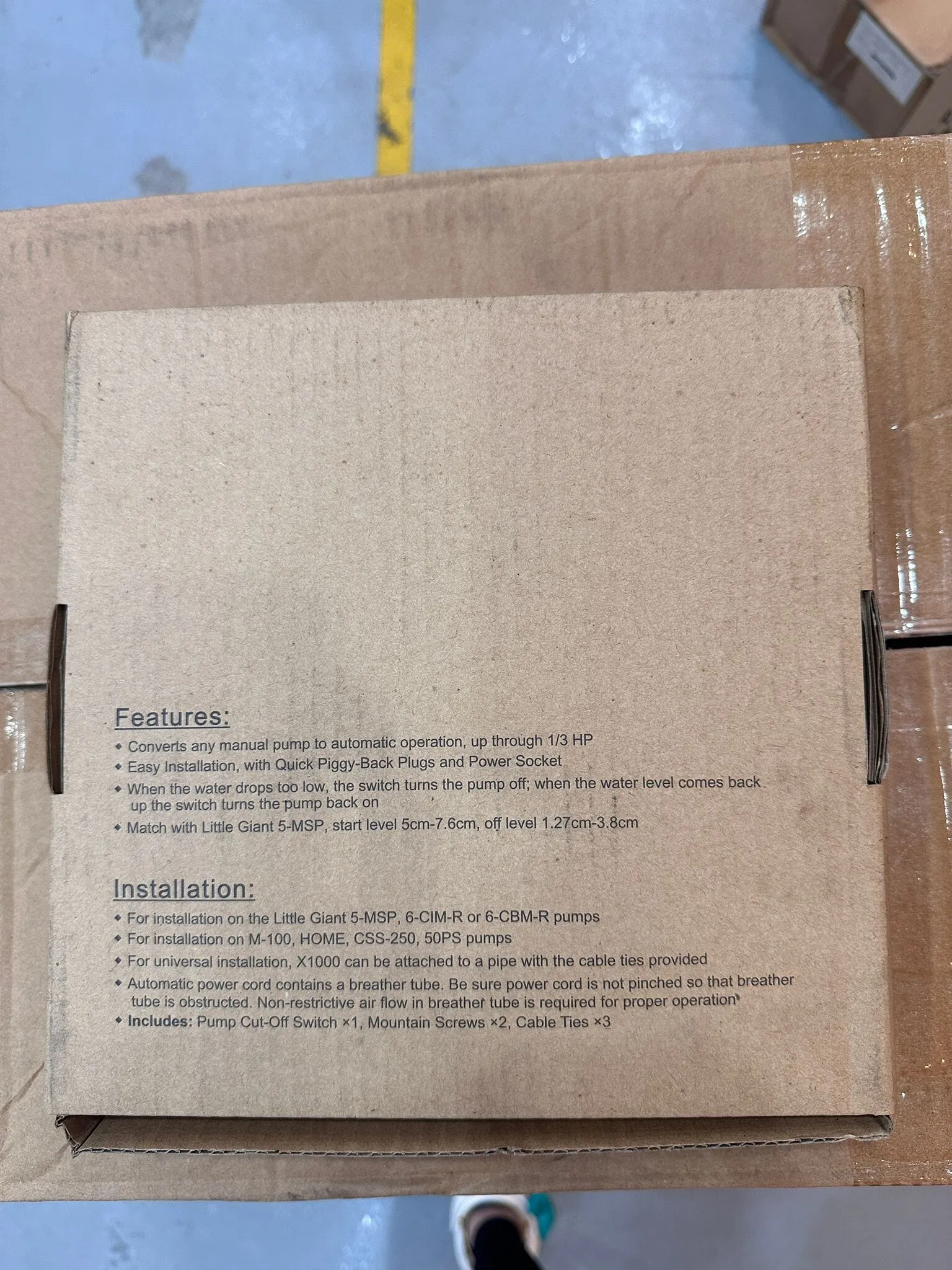 Mepcato Piggyback Diaphragm Switch (Extra Low Level) | Model : WP*X1000