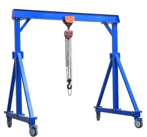 Mobile Lifting Gantry A Frame Crane with Manual Chain Block Trolley | Model: CBT-