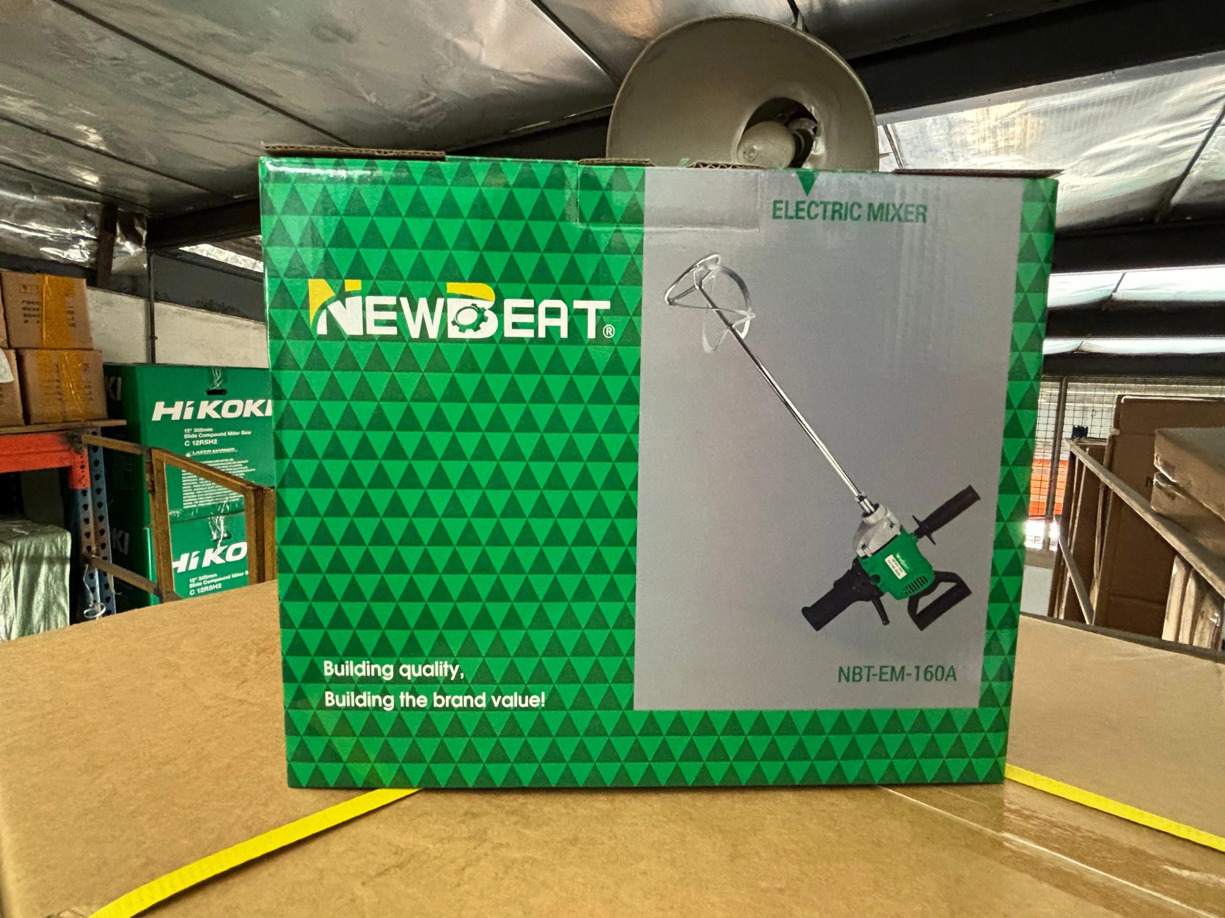 NEWBEAT 1020W Electric Cement Paint Mixer 160MM | Model : NBT-EM-160A
