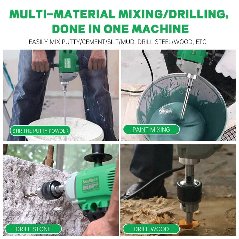 NEWBEAT 1020W Electric Cement Paint Mixer 160MM | Model : NBT-EM-160A