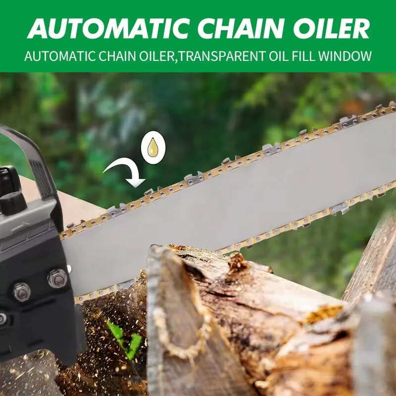 Newbeat 21V 16 Cordless Chainsaw (BL) C/W 2 Battery and 1 Charger | Model: NBT-CC-16A