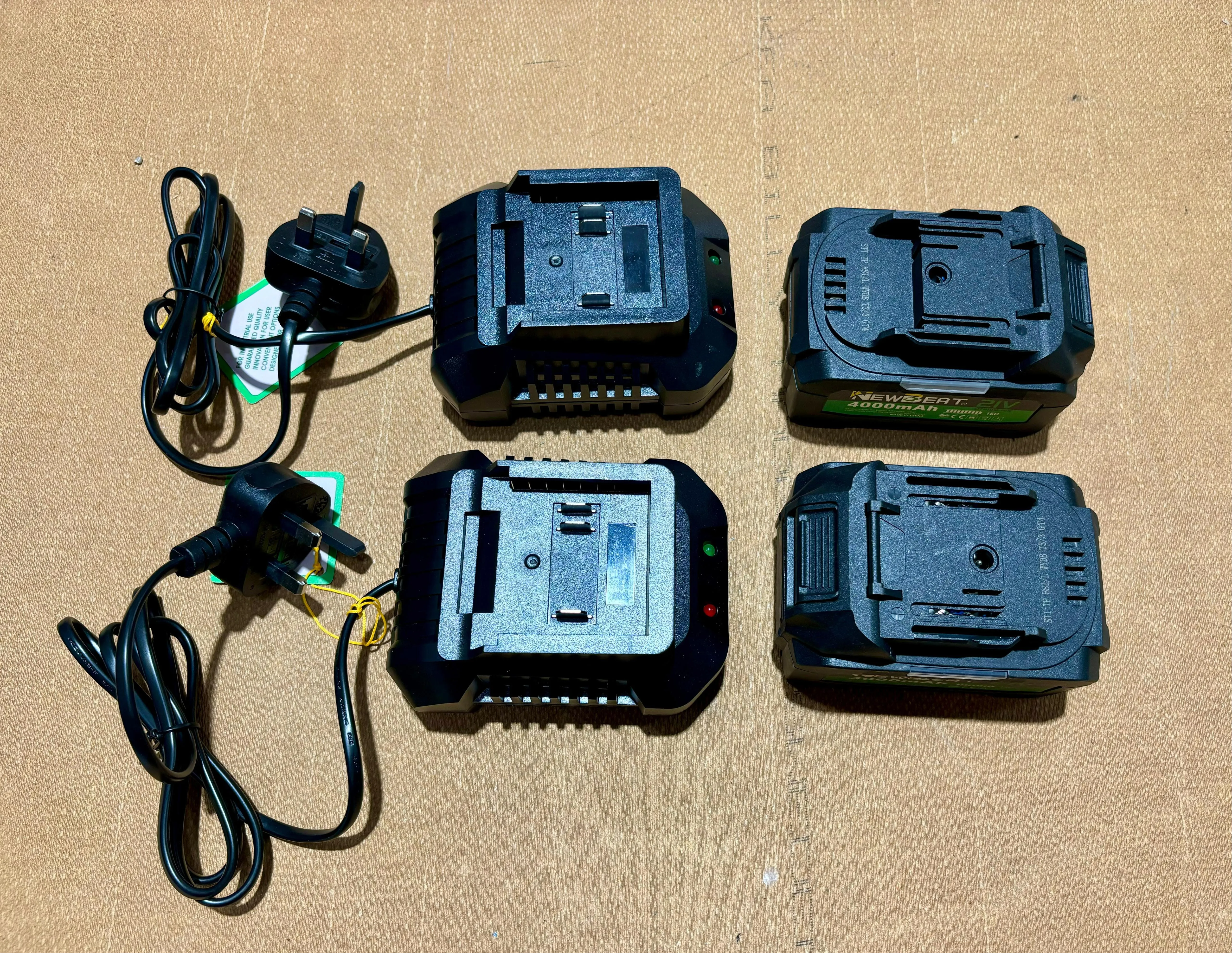 Newbeat 21V 16 Cordless Chainsaw (BL) C/W 2 Battery and 1 Charger | Model: NBT-CC-16A