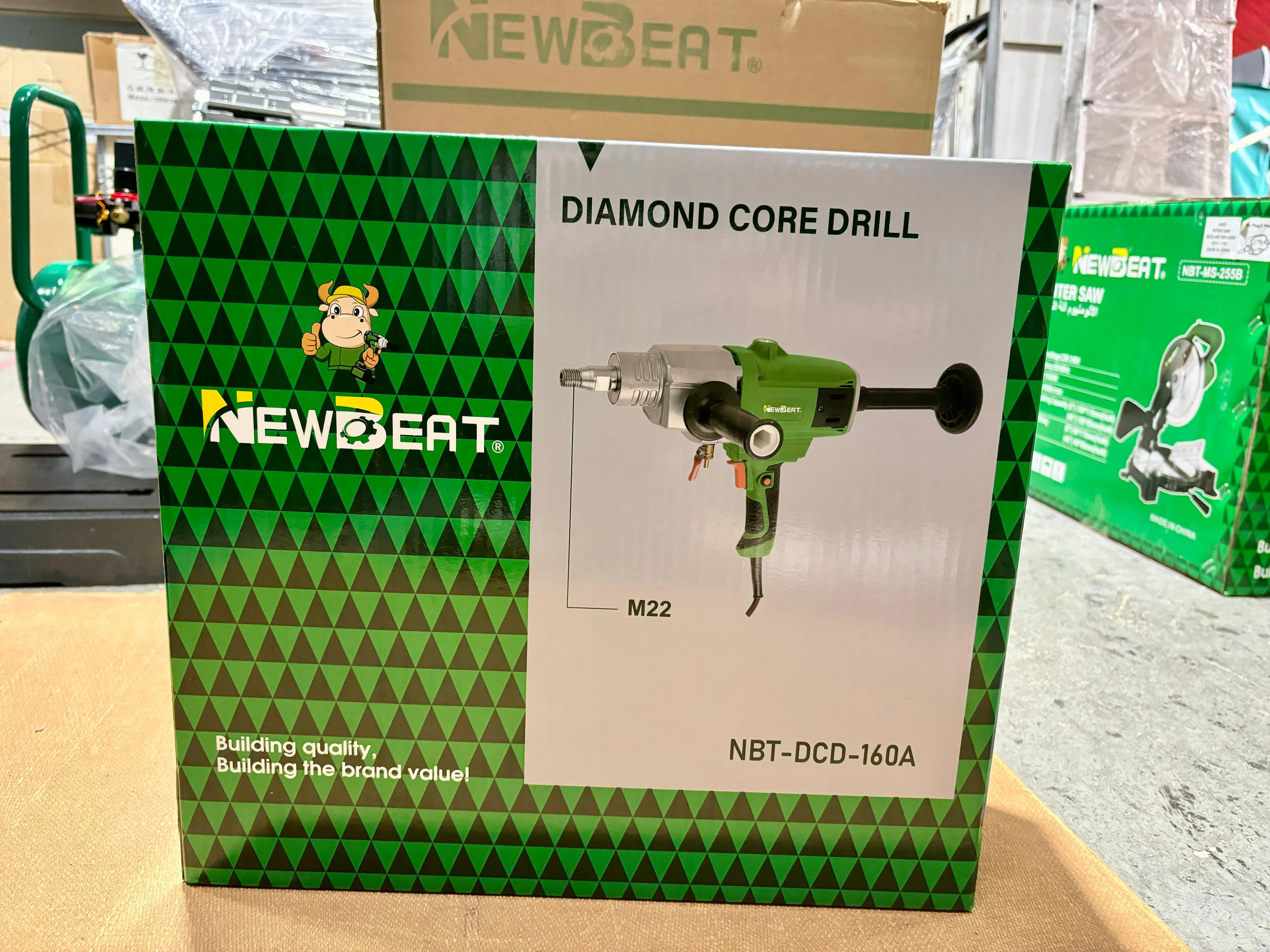 Newbeat 2200W Handheld Diamond Coring Drill 160mm | Model : NBT-DCD-160A