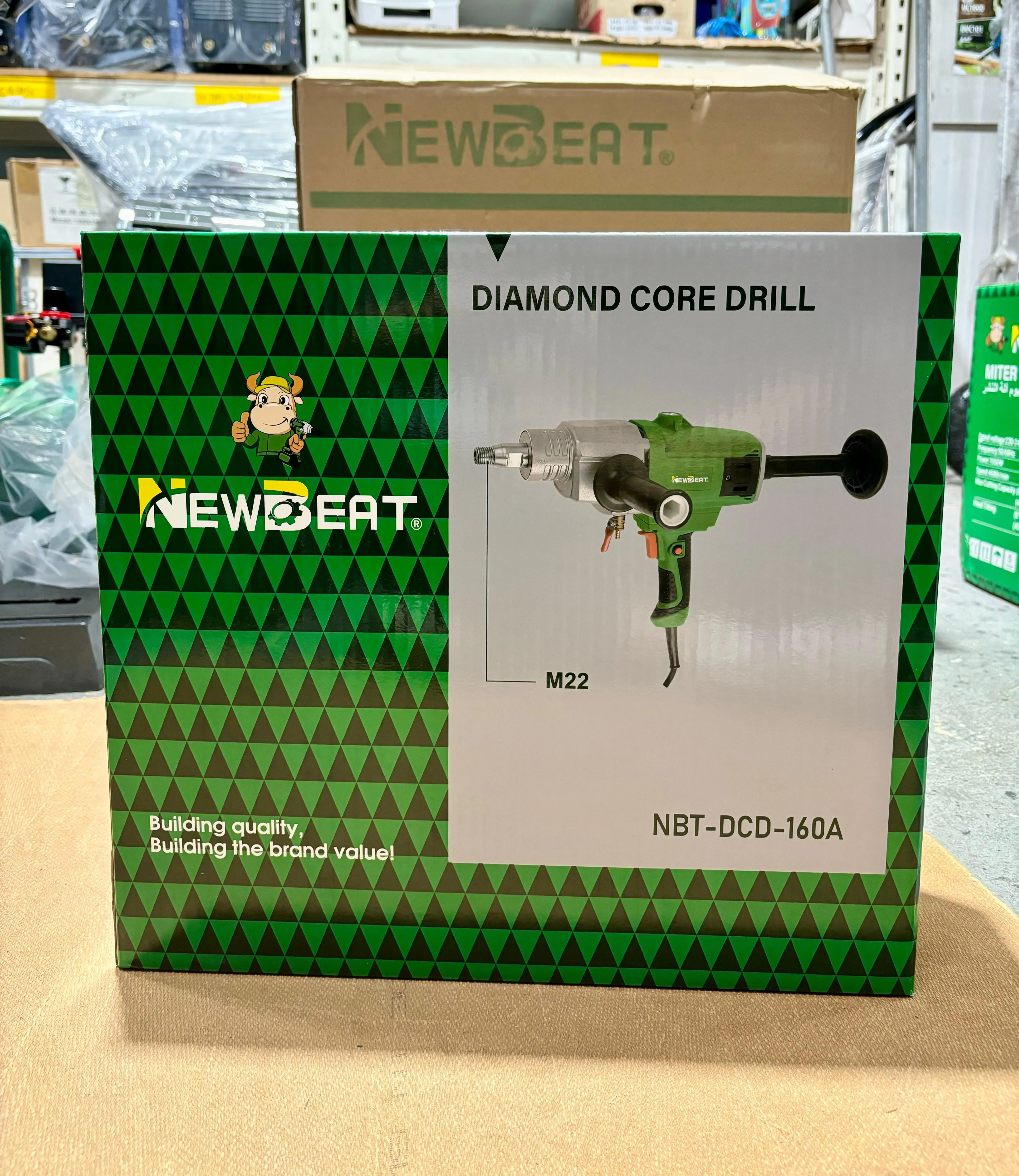Newbeat 2200W Handheld Diamond Coring Drill 160mm | Model : NBT-DCD-160A