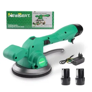 NEWBEAT Cordless Vibration Tile Tiling Levelling Leveler Machine (Brushless) 135MM C/W 2 Battery & 1 Charger  | Model : NBT-CT-135