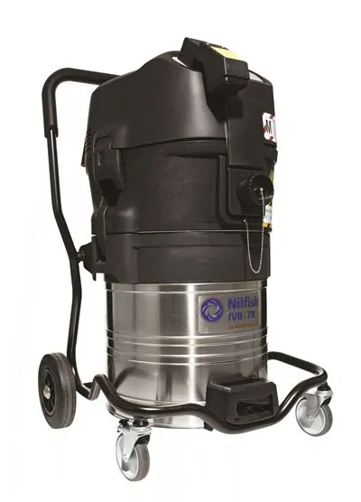 Nilfisk IVB 7-M B1 230/1/50 EU Explosion Proof Industrial Vacuum Cleaner with TYPE 22 Vacuum Set 36MM 6-PCS | Model: IVB 7-M B1 230/1/50 EU