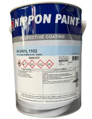 Nippon 5L Vinyl 1102 Cf Eching Primer (Dark Green) | Model : NIP-V1102G-5L