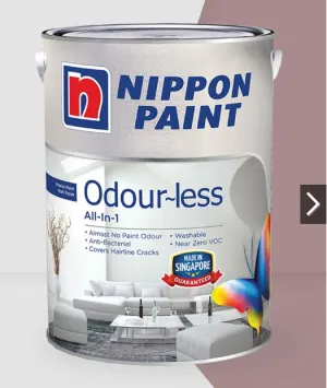 Nippon Paint Odour-less All-in-1 Interior Paint | Model : NIP-OAIOB