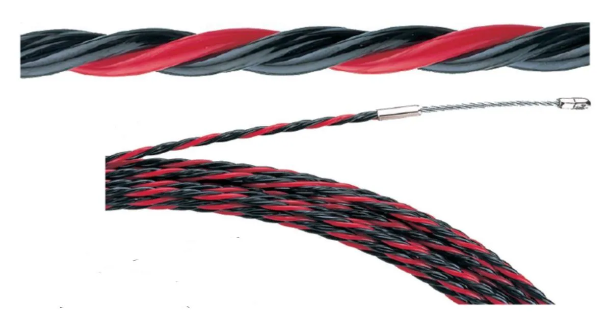 OPT Cable Puller Fish Tape (Black & Red) 10m-50m  | Model : 027-97-L06S