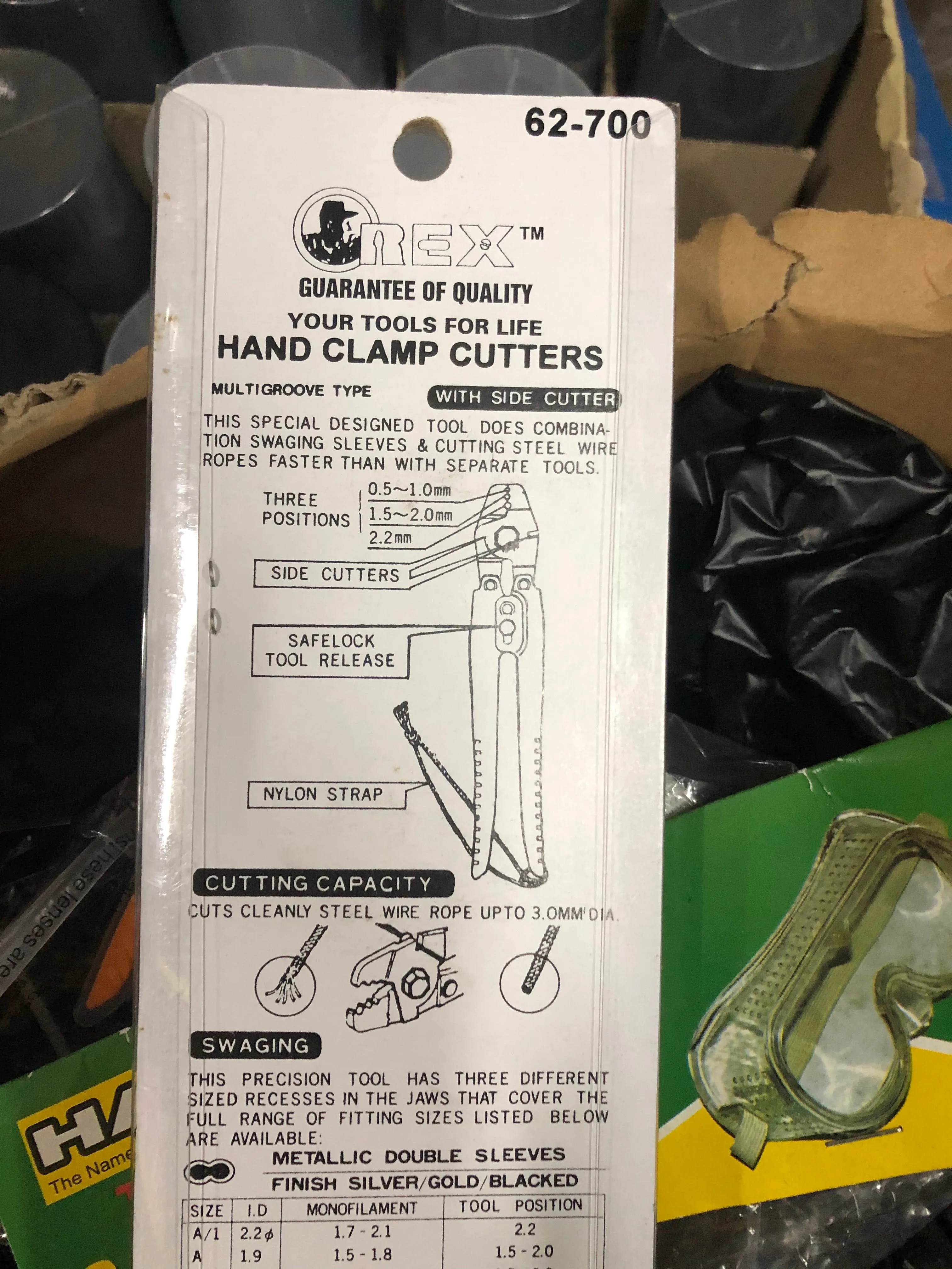 Orex Hand Clamp Cutter 10 #62-700 | Model : OREX-62700 (Discontinued Replace Model : GK-10HS)