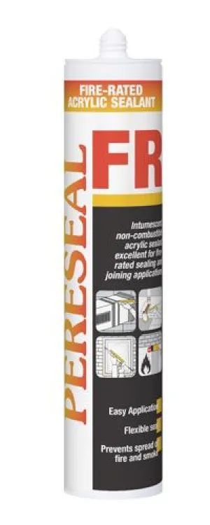 Pereseal Acrylic Sealant 300Ml (Grey/White) Fire Rated (20Pc/Ctn) | Model : SIL-A-PFR