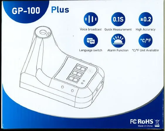 Pro Infrared Forehead Digital Thermometer  | Model : GP100