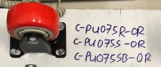 PU Castor Wheel 3 4 5 | Model : C-PU