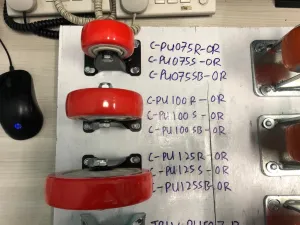 PU Castor Wheel 3 4 5 | Model : C-PU