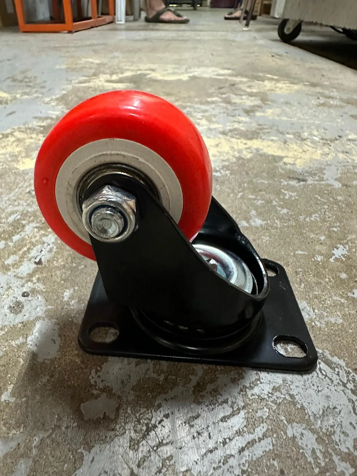 PU Castor Wheel Orange 2-1/2 (65kg) | Model : C-PU065