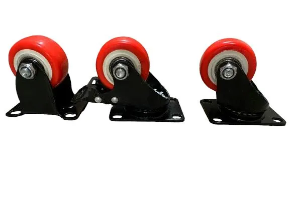 PU Castor Wheel Orange 2-1/2 (65kg) | Model : C-PU065