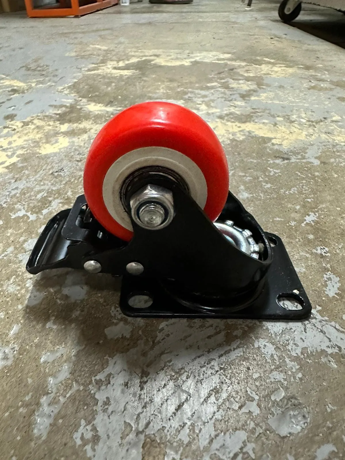 PU Castor Wheel Orange 2-1/2 (65kg) | Model : C-PU065