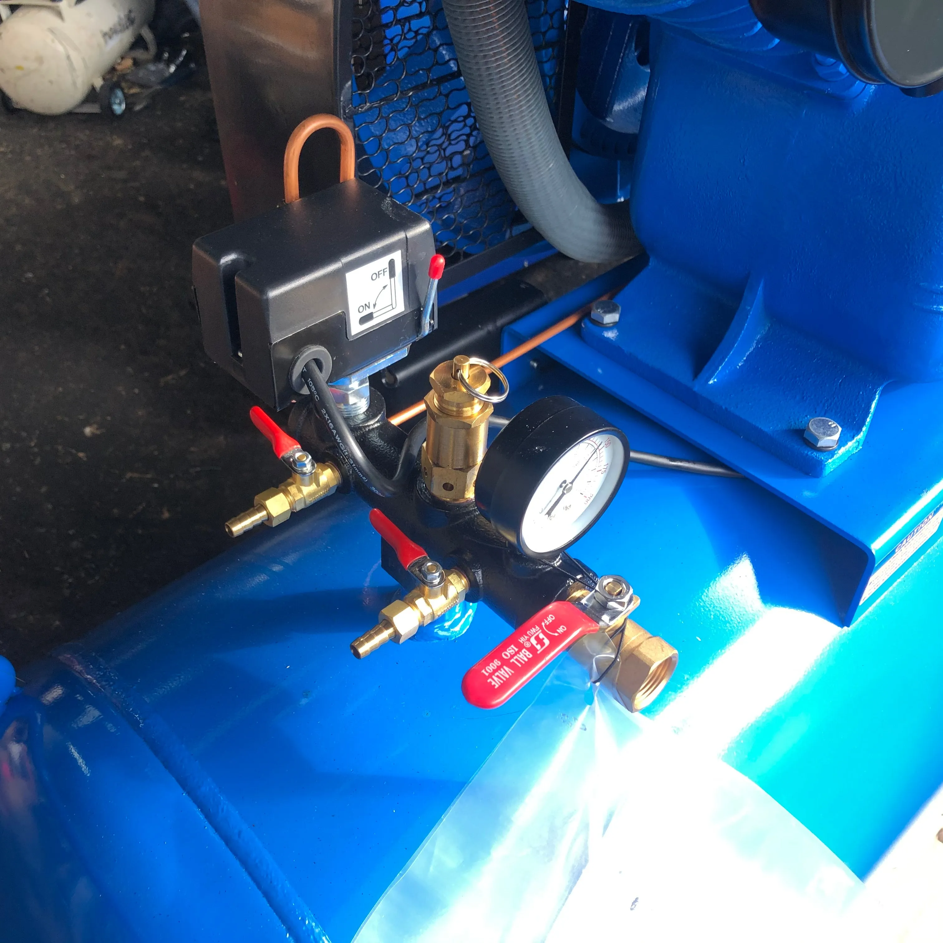 Puma 10Hp 285L 3 Phase 415V 50Hz Piston & Belt Air Compressor Ie3 #Pk10300 | Model : PUMA-PK10300