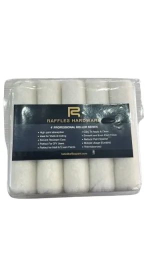 Raffles 4 Roller Refill (Mohair)(1box=10pc)| Model: PRR-R04-M