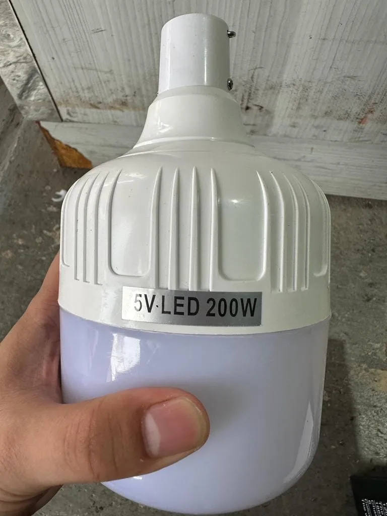 Rechargeable Led Bulb With Hook | Model : LED-BULB