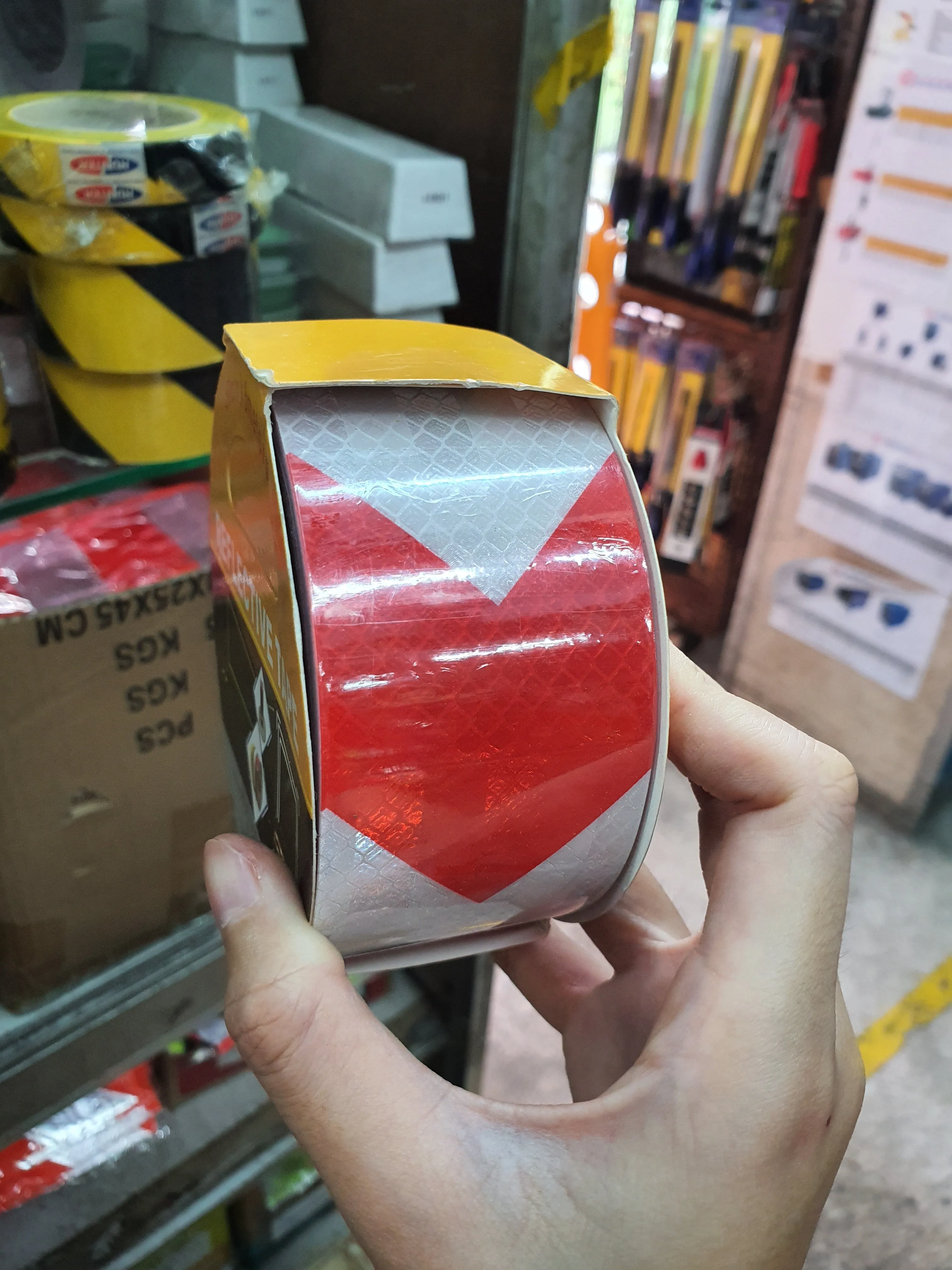 Red/White Reflective Tape 2