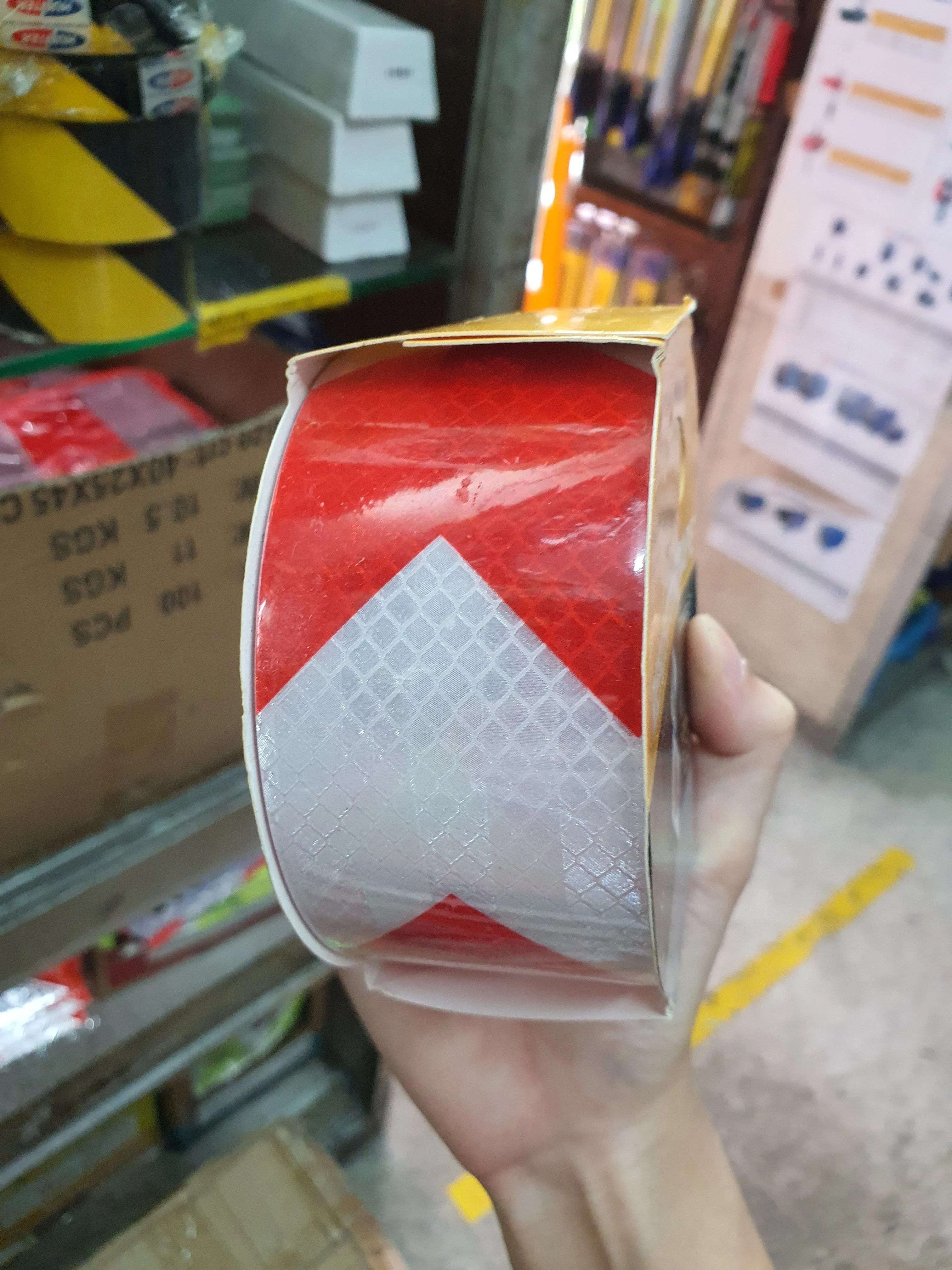 Red/White Reflective Tape 2