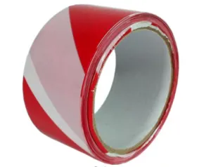 Red/White Safety Tape 2 | Model : TAPE-RW | Size : 50 M & 100 M