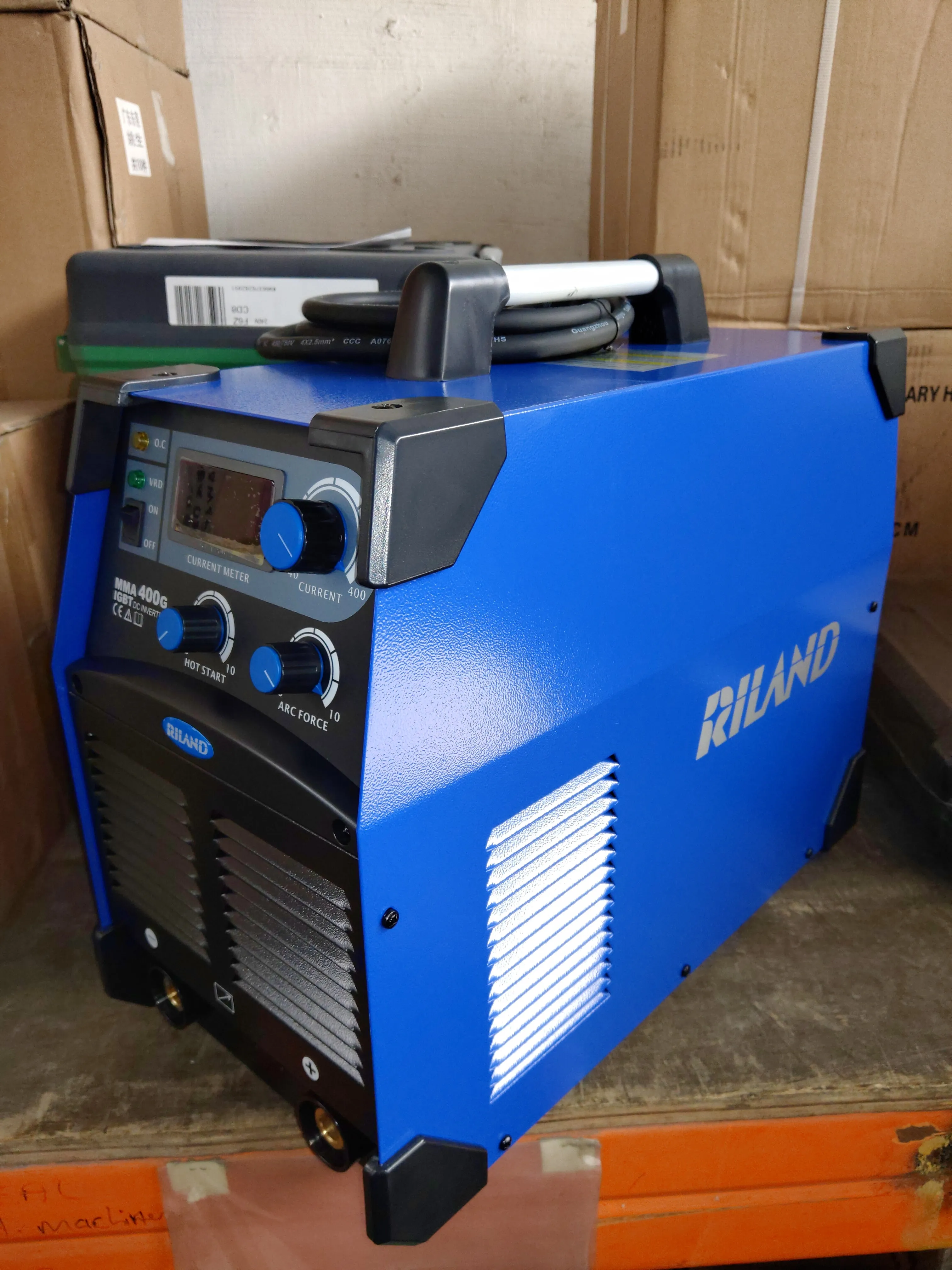 RILAND 415V MMA400G  (IGBT) Welding Set (ARC) come with 3M Welding Cable Set | Model : W-MMA400G
