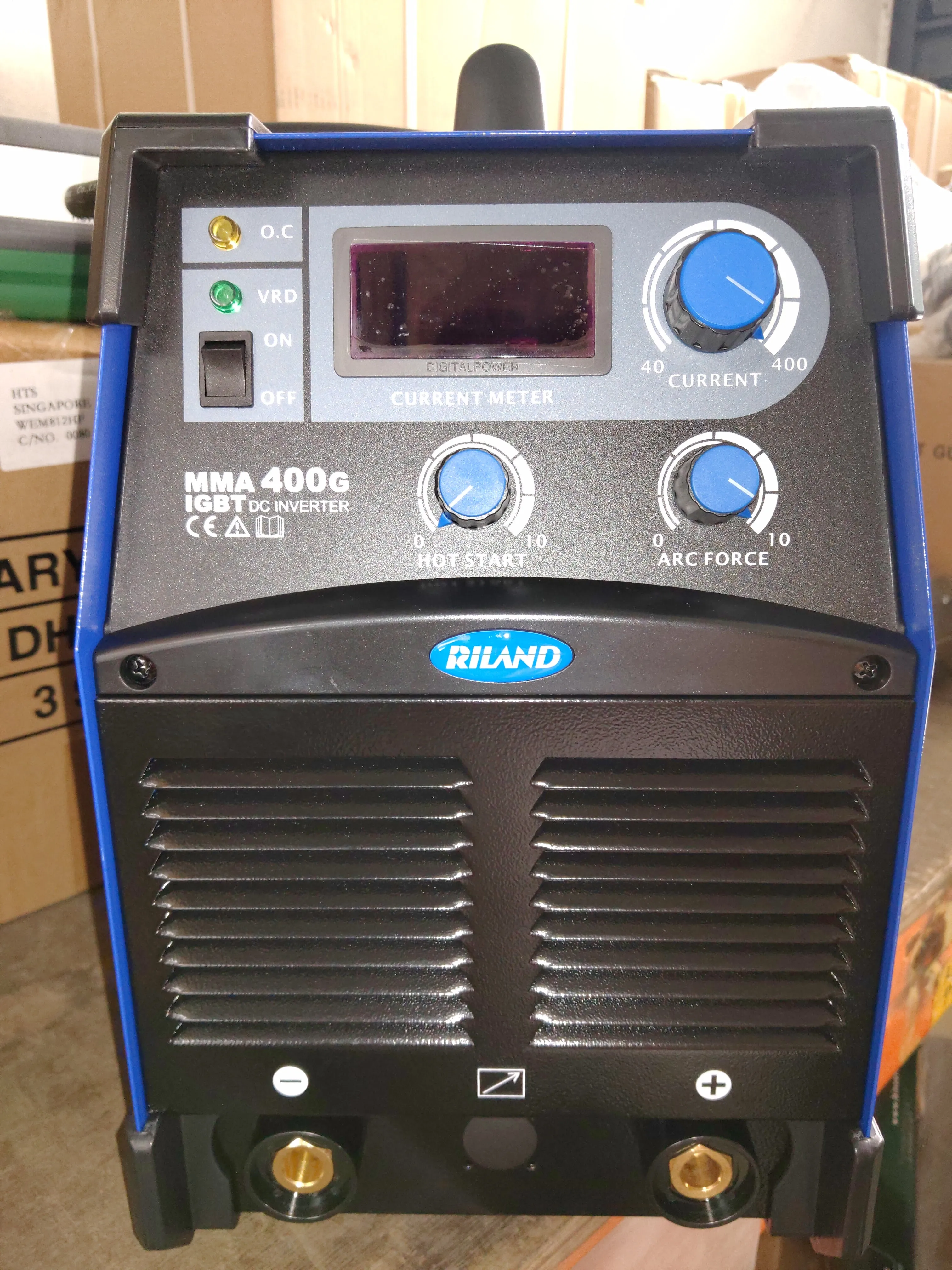 RILAND 415V MMA400G  (IGBT) Welding Set (ARC) come with 3M Welding Cable Set | Model : W-MMA400G
