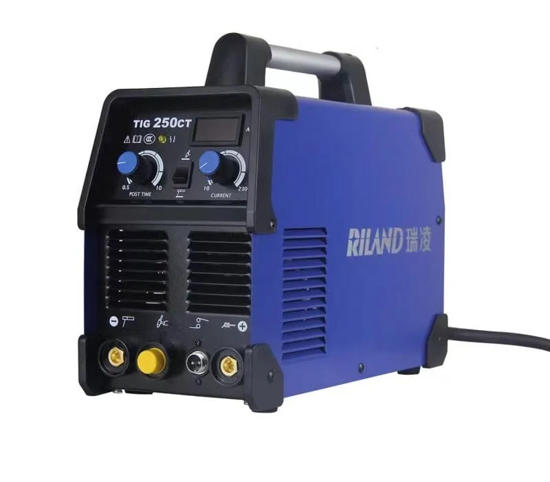 Riland Welding Machine (TIG/MMA) TIG250CT C/W 8m WP26 Torch And 3m Earth Clamp | Model: W-TIG250CT-R