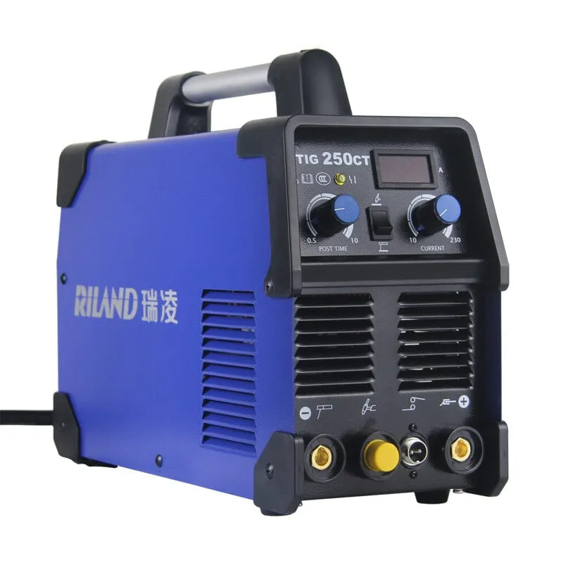 Riland Welding Machine (TIG/MMA) TIG250CT C/W 8m WP26 Torch And 3m Earth Clamp | Model: W-TIG250CT-R