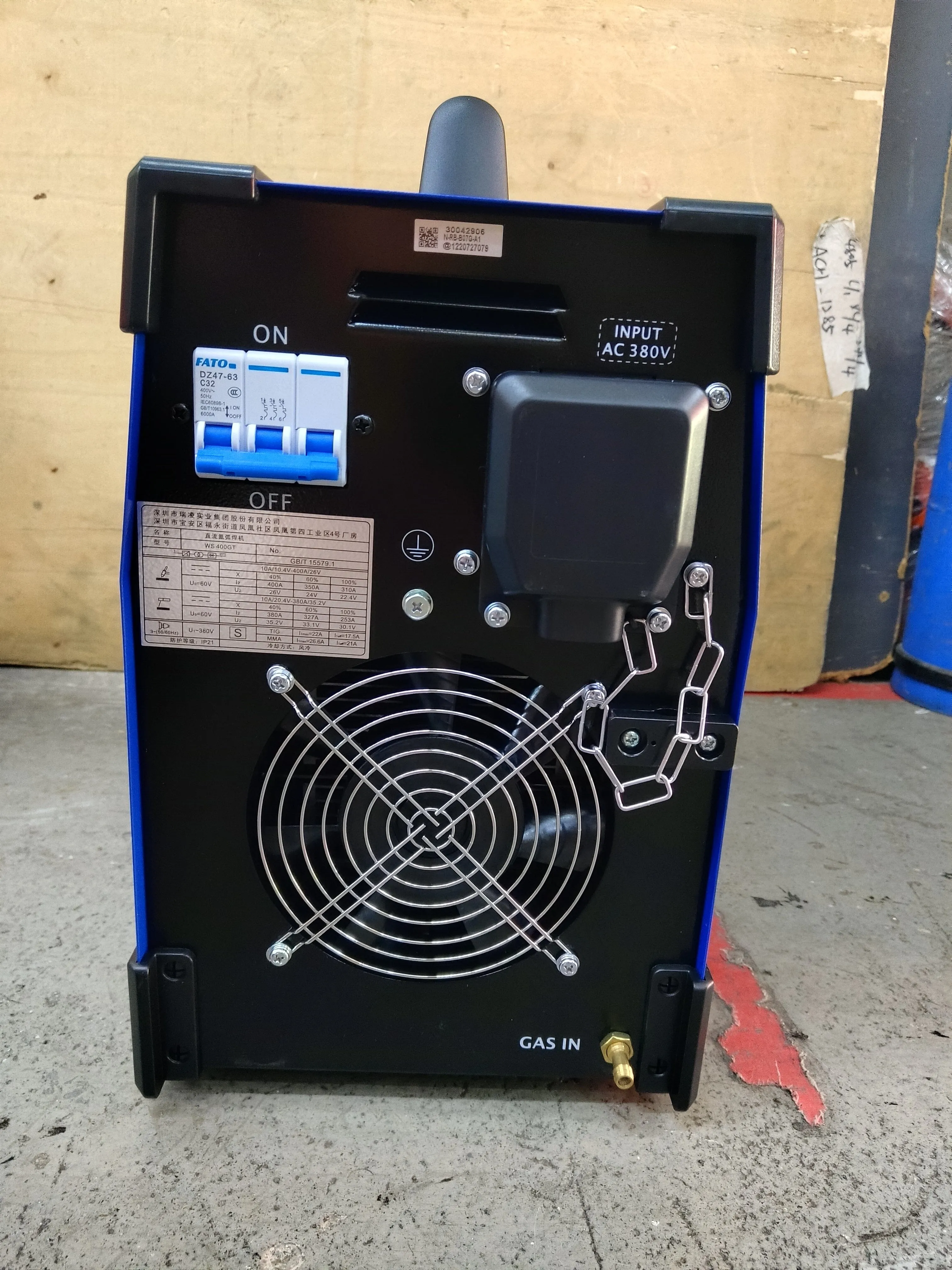 Riland WS400GT 380V Welding Machine Come With 8m Tig Torch And 3m Earth Cable | Model: W-TIG400GT