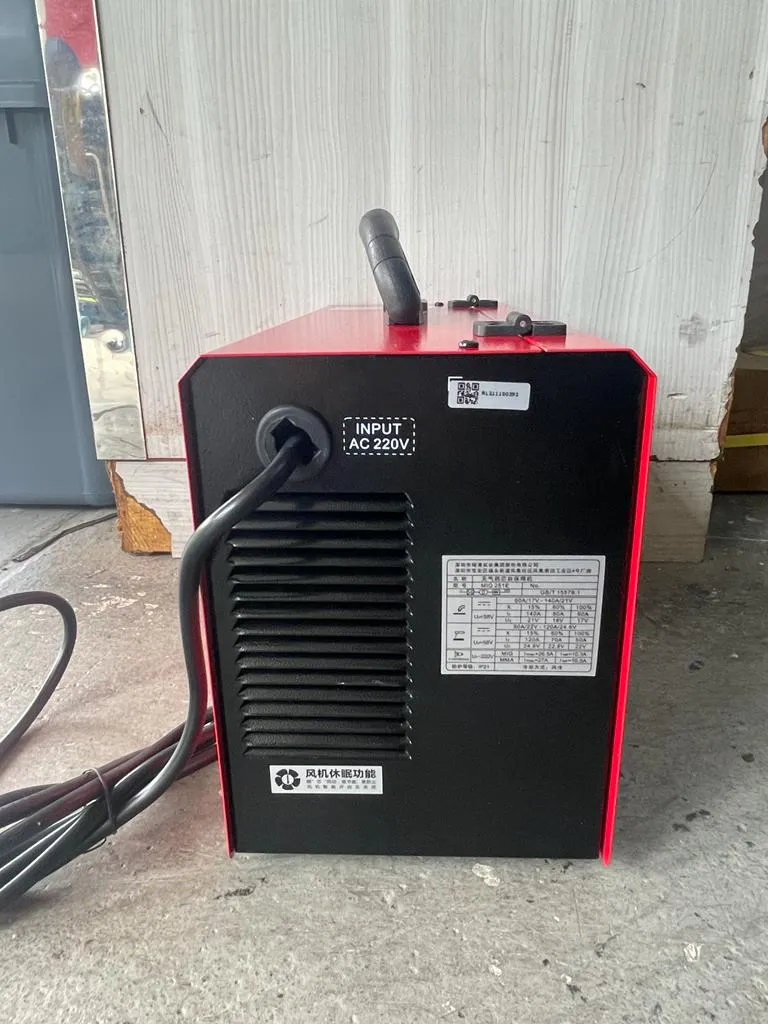 RILAND/HUOSEN 220V Gasless Welding Machine MIG251E come with MIG Torch & Welding Cable (Red) (1kg/5kg Wire) | Model: W-MIG251E-R