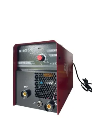 RILAND/HUOSEN 220V Gasless Welding Machine MIG251E come with MIG Torch & Welding Cable (Red) (1kg/5kg Wire) | Model: W-MIG251E-R