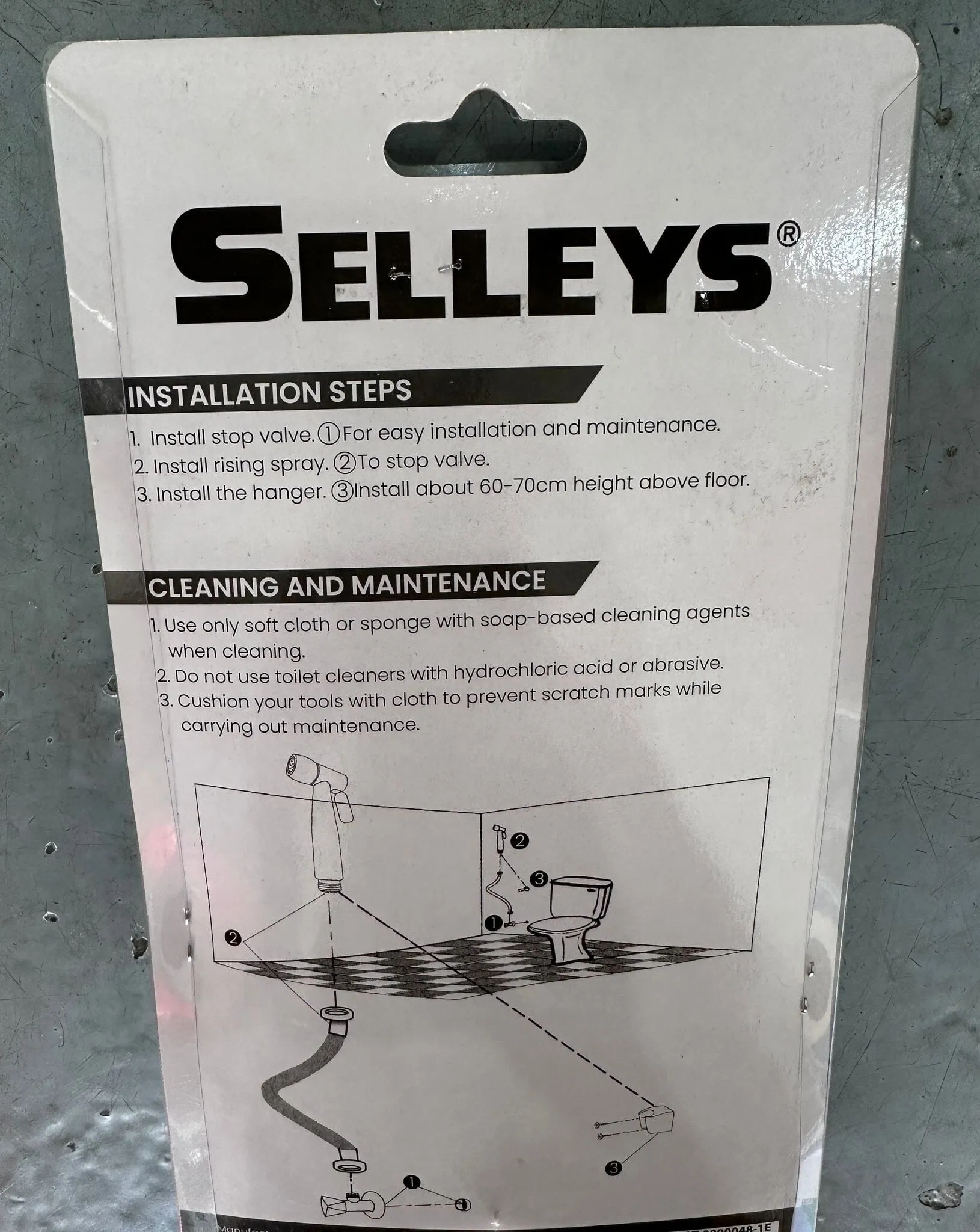 Selleys Premium Chrome Bidet Set | Model : SEY-S6100-S