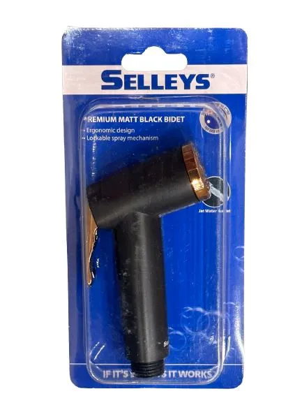 Selleys Premium Matt Black Bidet Head | Model : SEY-S6132-H