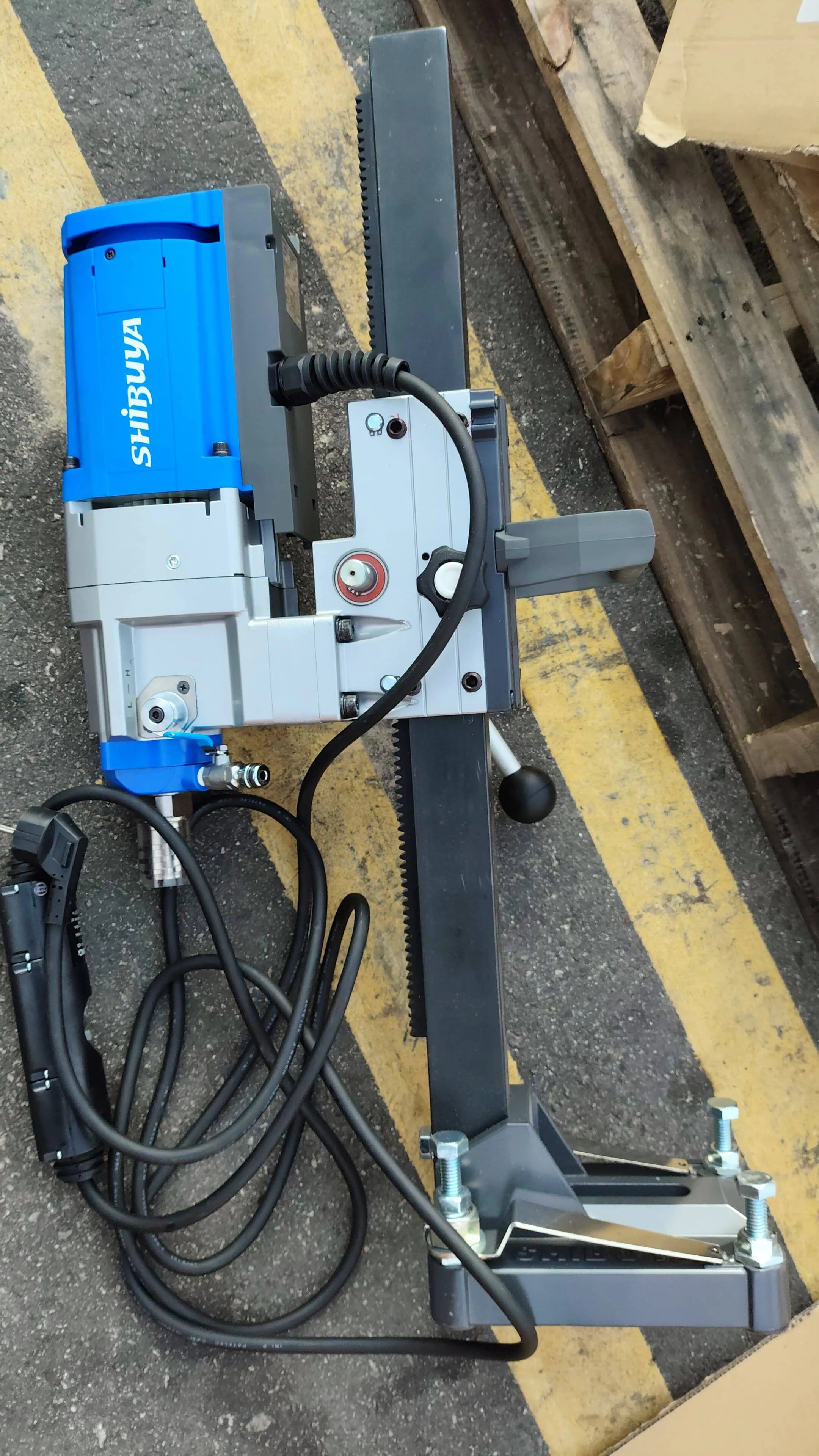 SHIBUYA Coring Machine 10 3450W 240V  (Made in Japan) C/W Drill Stand | Model : CM1-TS-255