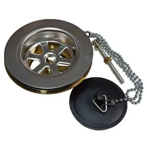 SHOWY Milan Brass Waste 1-1/2 With Plug & Chain #8172 | Model : SHOWY-8172