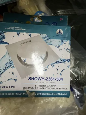Showy Ss Square Grating 6X6 (Without Air Hole) #2361Nh | Model : SHOWY-2361NH