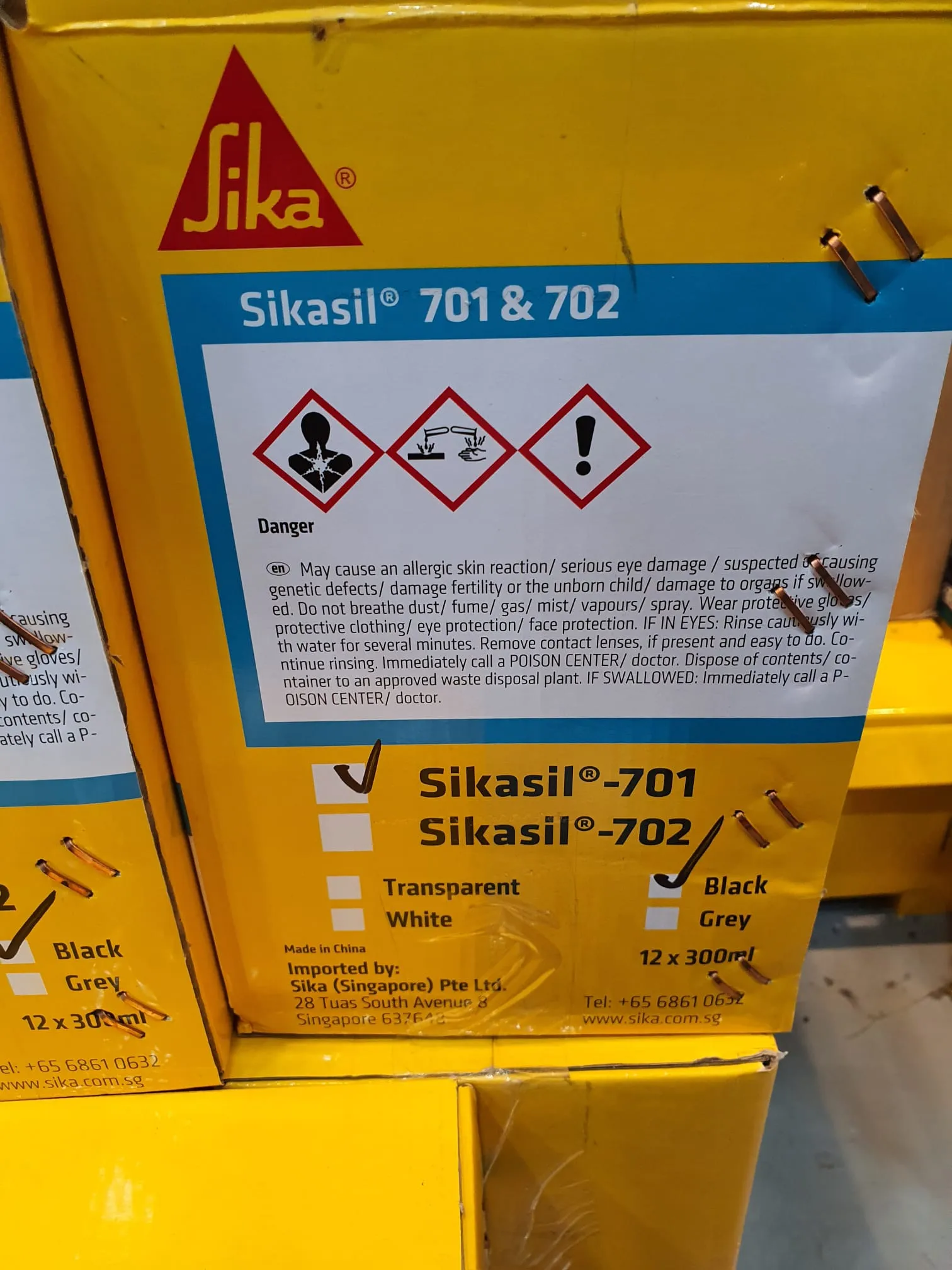 Sikasil 701 300M Silicone Weather Sealant | Model : SIKA-701