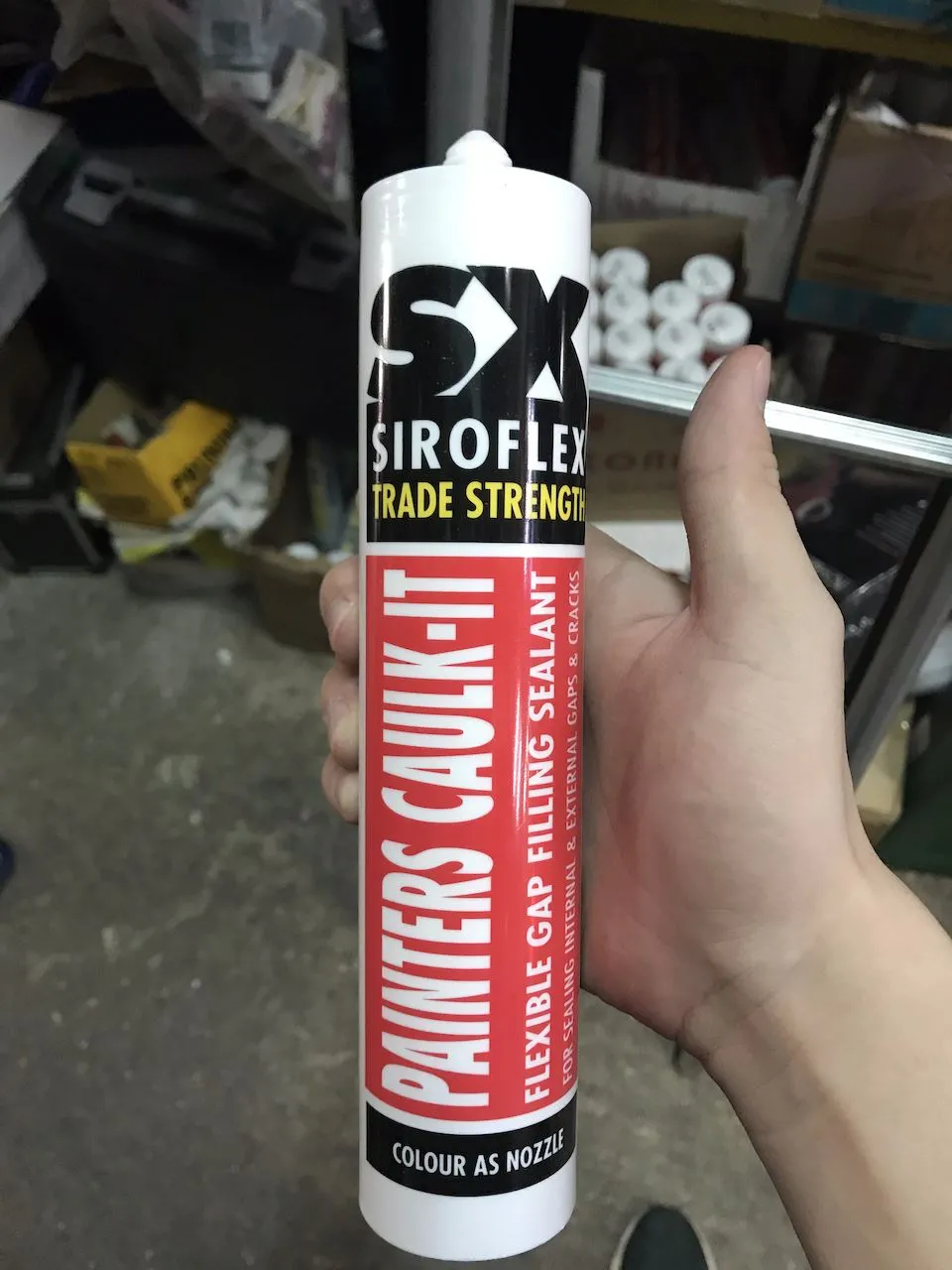 Siroflex White Acrylic Sealant (Painters Caulk It) Model : SIL-SFAC