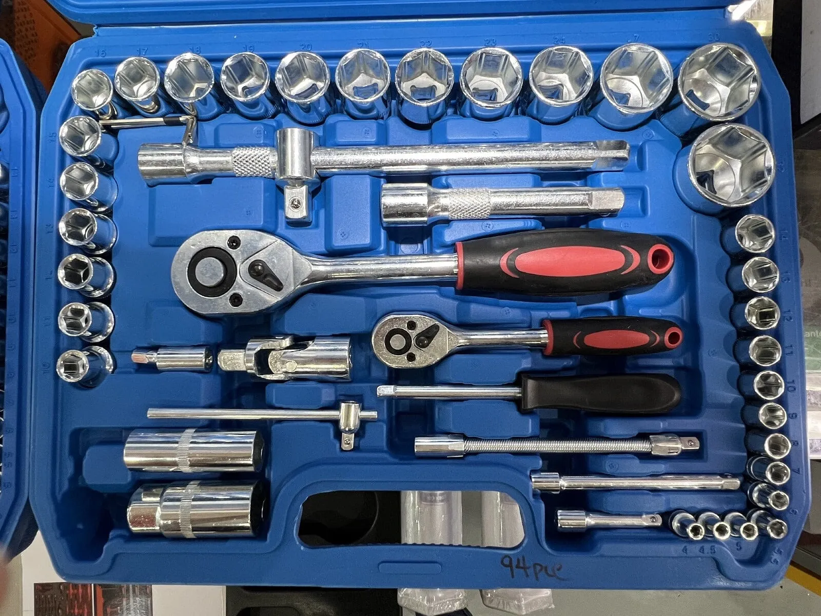 Socket Set 1/4 & 1/2 (94 Pcs) | Model : SKT-JS-94PCS