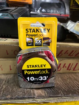 Stanley 10m / 33ft Powerlock Tape Measure (Measuring Tape) | Model : 33443 (STY33463)
