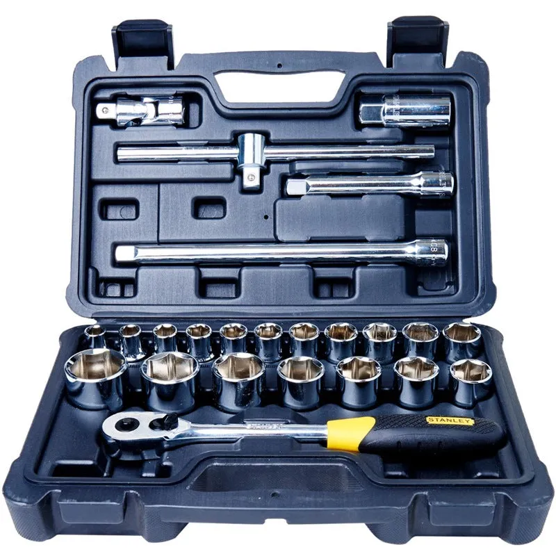 Stanley 24pc 1/2Dr. 6pt Socket Set [10~32mm] | Model : STMT72795-8 (Obsoleted)