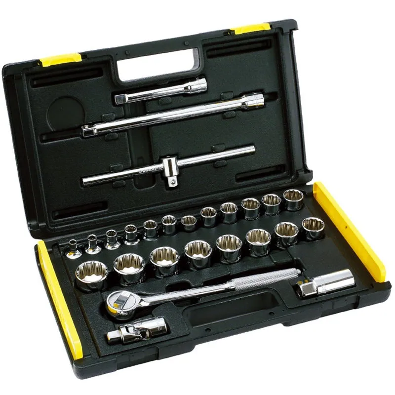 Stanley 27pc 1/2Dr. 6pt Metric Socket Set | Model : 86-477-6